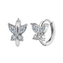 Butterfly Huggie Hoop Earrings
