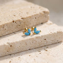 Marina Turquoise Marquise Piercing Stud