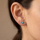 Marina Turquoise Marquise Piercing Stud