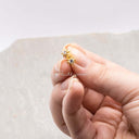 3mm CZ Stud Earrings | 18K Gold over Sterling Silver Earrings