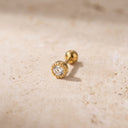 Halo CZ Cartilage Stud