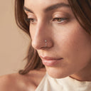 Minimal Half Hoop Nose Ring