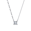 Single Stone CZ Necklace – Dainty & Hypoallergenic