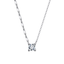 Single Stone CZ Necklace – Dainty, Gold or Silver, Hypoallergenic