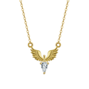 Angel Wings CZ Necklace.