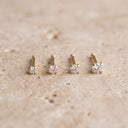 Solitaire CZ Nose Stud