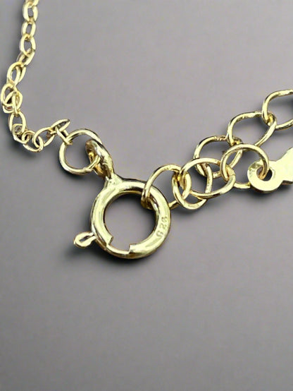 Gold Sun Gypsy Necklace – Vermeil 18K Gold Moon & Star Pendant