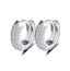 Silver Hoop Earrings | Clicker Hoops Earrings | Ella & Faith London