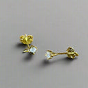 Tiny CZ Stud Earrings – Hypoallergenic