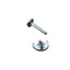 White Gold Earrings | Titanium Labret Stud | Ella & Faith London