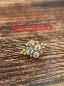 Titanium Flat-Back Piercing Earrings – Skin-Kind Metals