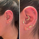 Titanium Flat-Back Piercing Earrings – Skin-Kind Metals