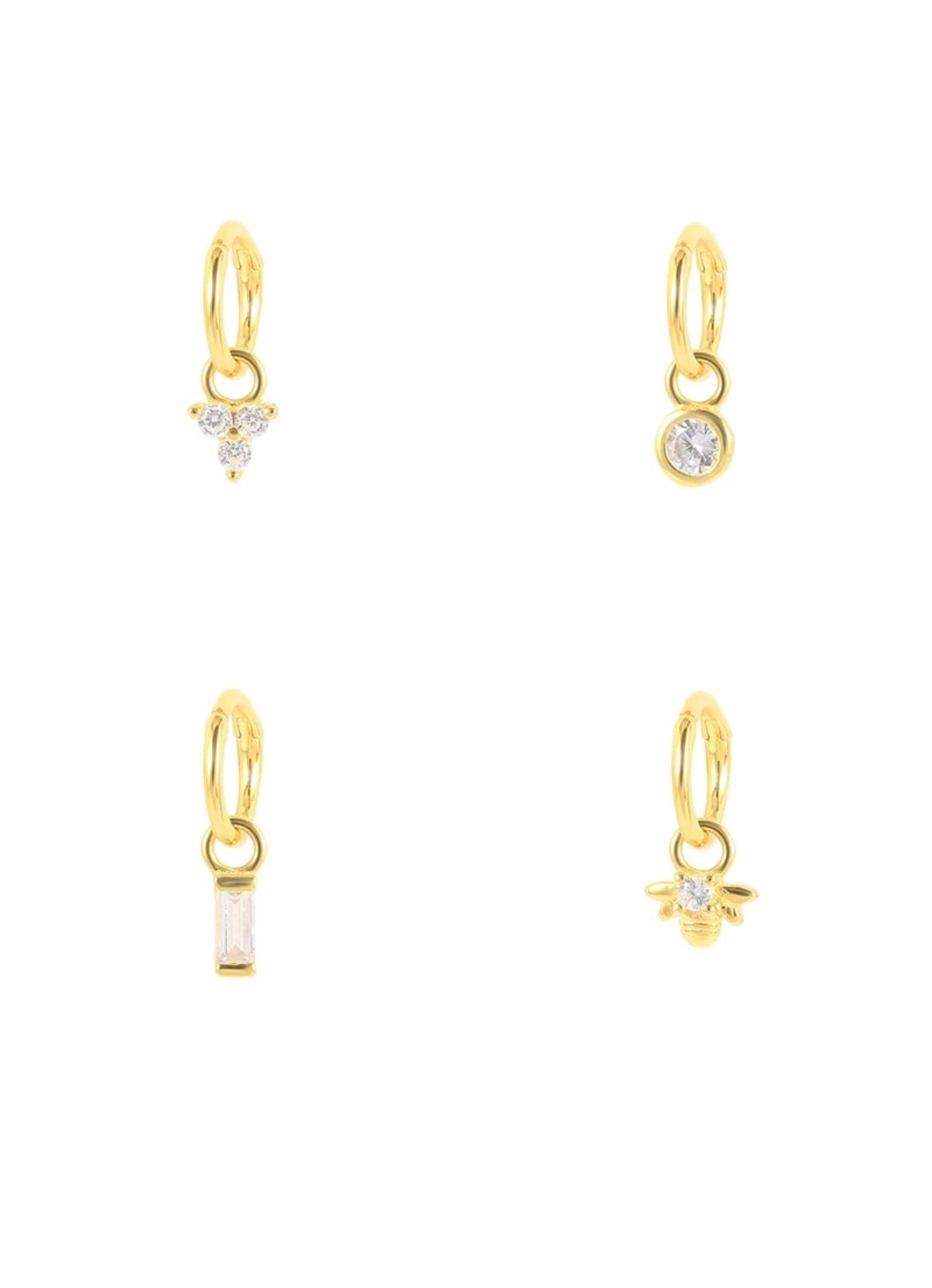 Gold Hoop Earring | Tragus Hoop Earring | Ella & Faith London