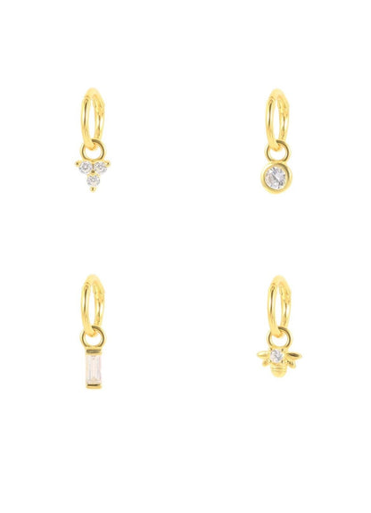 Gold Hoop Earring | Tragus Hoop Earring | Ella & Faith London