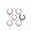 Fake Septum Ring | Faux Clicker Hoop | Ella & Faith London