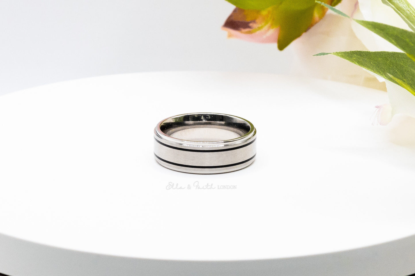 Titanium Wedding Rings | Titanium Band Ring | Ella & Faith London