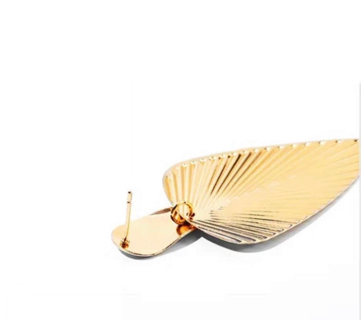 Gold Leaf Earrings | Gold Leaves Earrings | Ella & Faith London