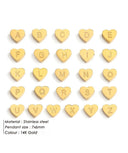 Personalised Heart Necklace – 18K Gold, Minimalist & Hypoallergenic.
