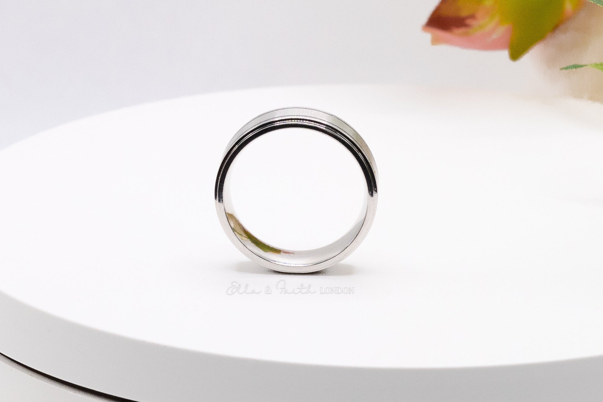 Titanium Wedding Rings | Titanium Band Ring | Ella & Faith London