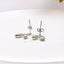Dainty opal leaf earrings – gift jewellery for women