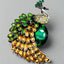 Peacock Brooch Pin | Peacock Brooch | Ella & Faith London