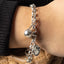 Silver Charm Tag Bracelet – Personalised & Hypoallergenic Gift for Her