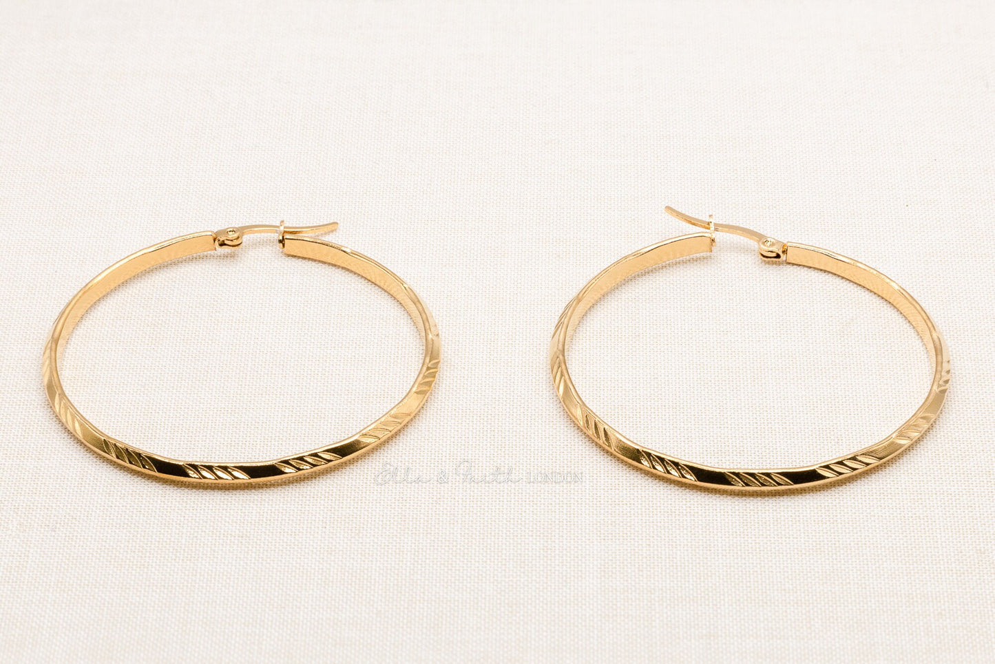 Large Hoop Earrings | Sleeper Hoop Earrings | Ella & Faith London