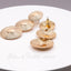 Triple Disc Earring | Triple Disc Earring Gold | Ella & Faith London