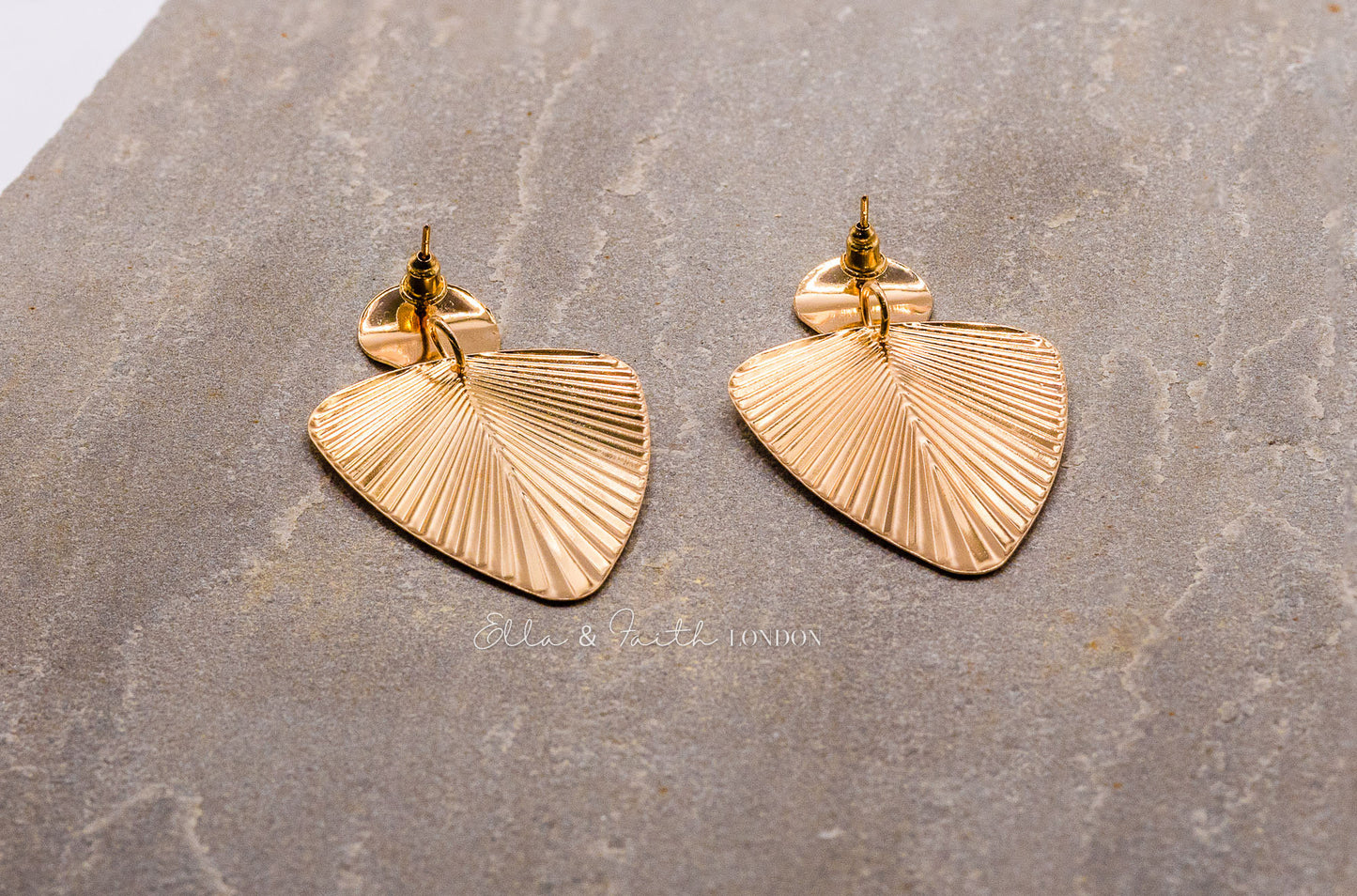 Gold Leaf Earrings | Gold Leaves Earrings | Ella & Faith London