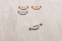316L Surgical Steel Crystal Body Piercing Shield 