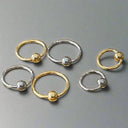 Titanium Captive Bead Hoop – Septum & Cartilage Piercing.