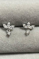 Dainty Lotus Flower Earrings– 18K Gold Over Sterling Silver