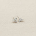 Mini Three-Stone Stud Earrings – Skin-kind, Sterling Silver