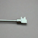 Industrial Ear Scaffold Barbell – Opal Heart Key Design.