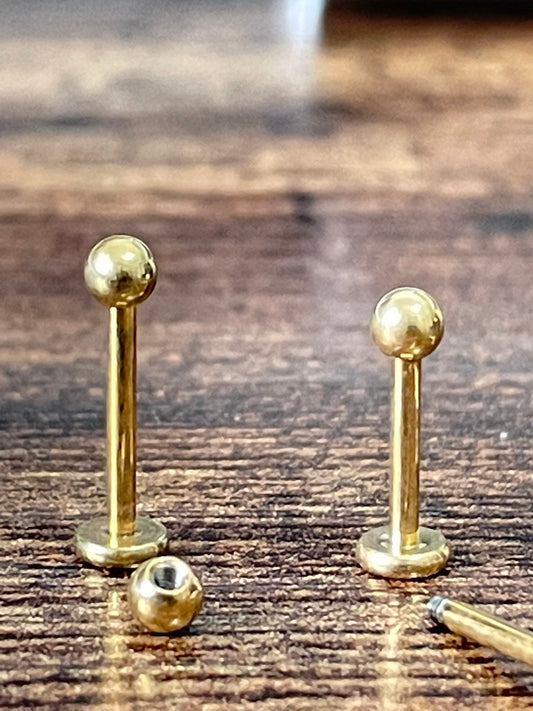 Stud Earrings Gold | Tragus Earring Gold Earring | Ella & Faith London