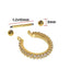 Gold Cartilage Hoop | Pave Clicker Hoop | Ella & Faith London