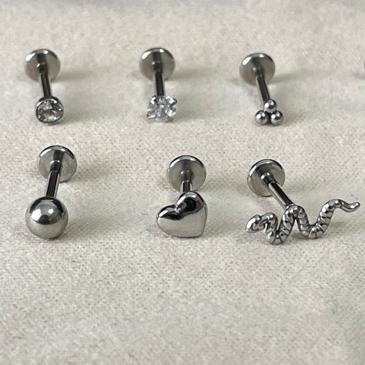 Women's Stud Earrings | Flat Back Earring | Ella & Faith London